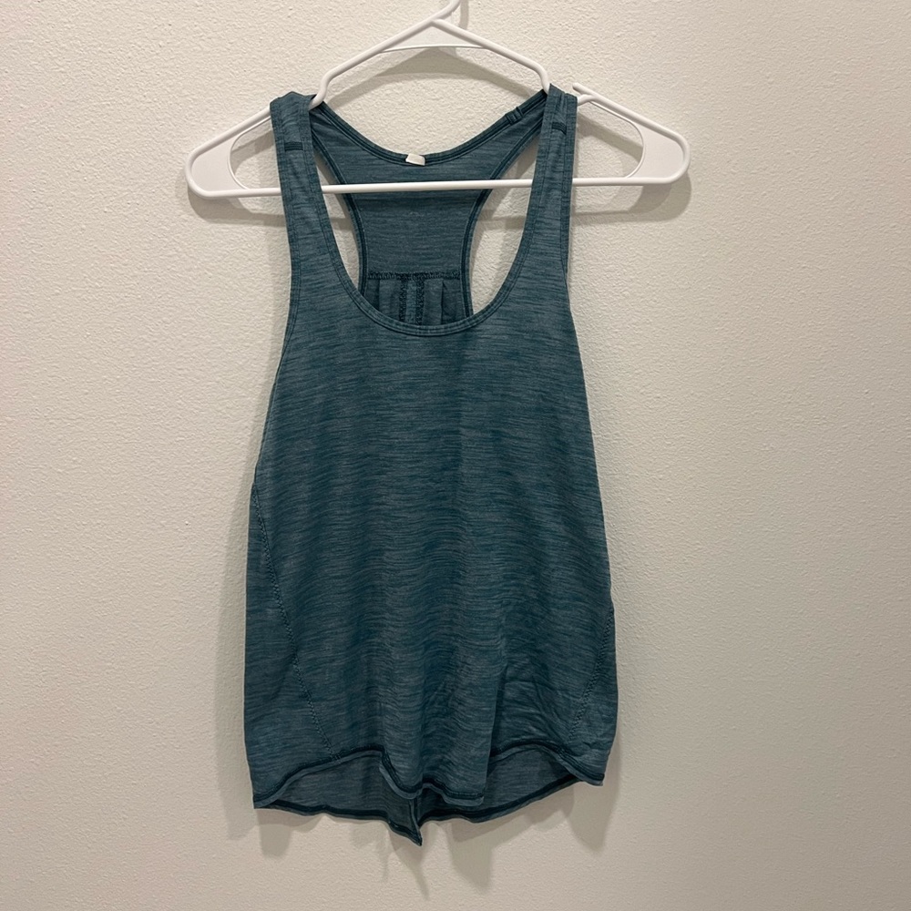 Teal Lululemon Tank Size 2